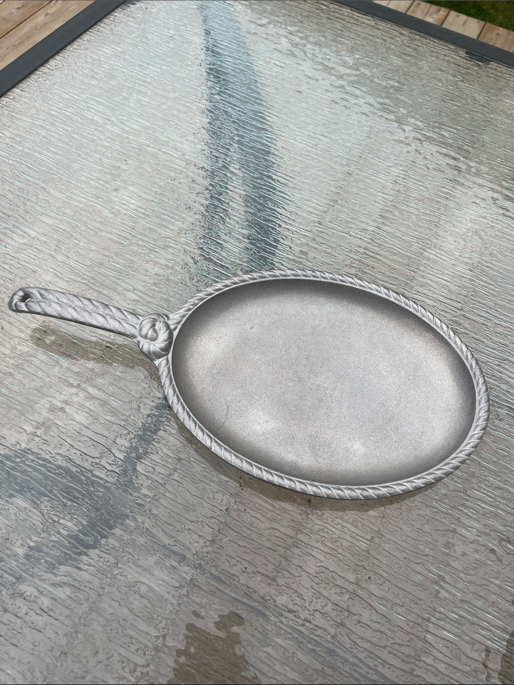 The Wilton Co RWP Armetale Gourmet Oval Skillet Grillware Sizzle Platter
